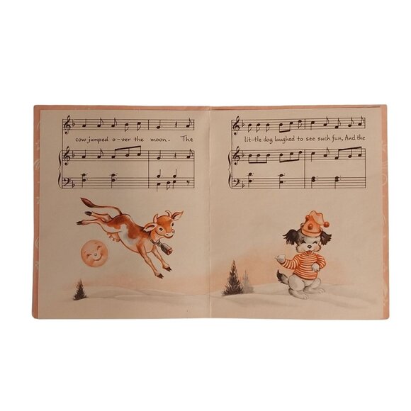 Vintage Birthday Cards Hey Diddle Diddle & Kittens On A Clock Lot of 2 Ephemera - Picture 3 of 7